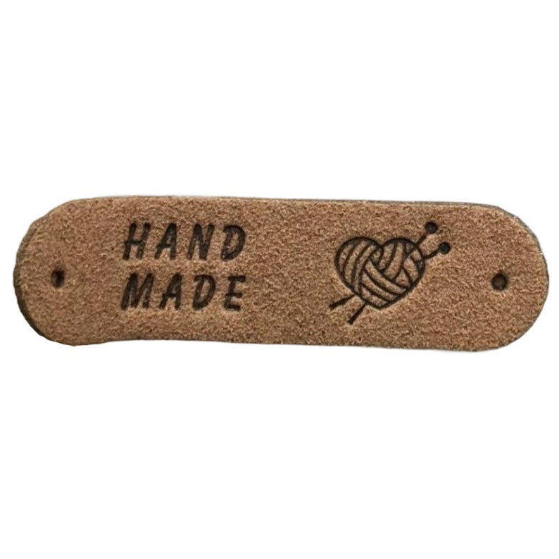 5pcs Handmade Microfiber Label Tag / Color Tag/ handmade Label/ Handmade Tag 彩色手工制作标签