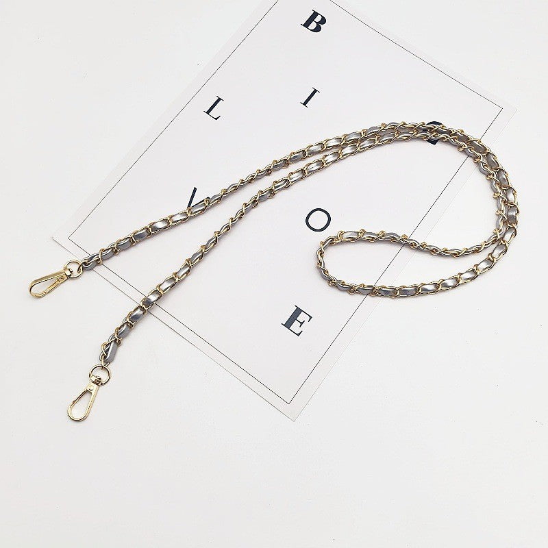 120cm- PU Leather Woven Chain Strap | Crossbody Bag Chain Replacement | Tali / Rantai Bag | Handbag Sling Bag Strap