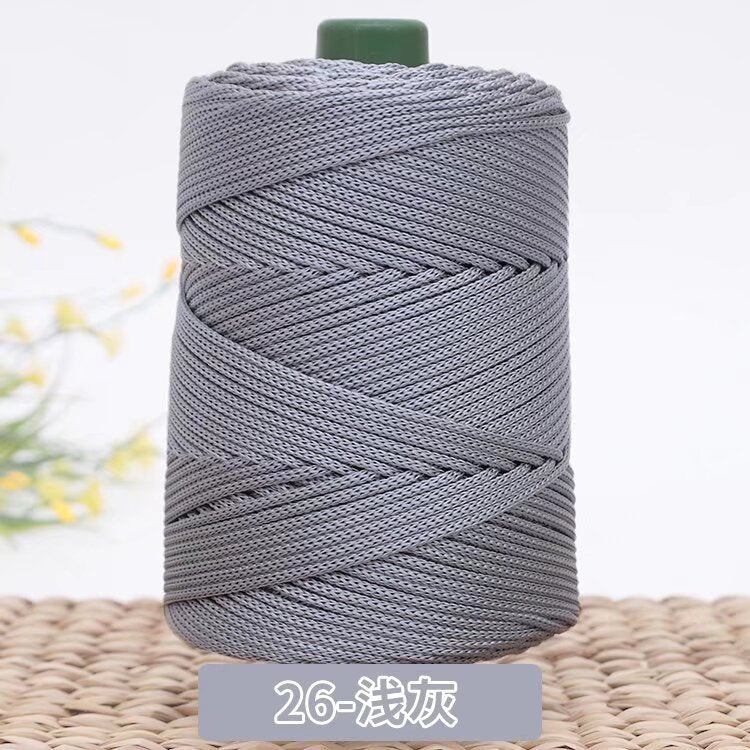 3mm Benang PP Siap Gulung | Benang Nylon Crochet | Tali PP / Bag Crochet Yarn/ PP Rope/ Bag Yarn/ Benang Tali Nylon