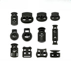 5pcs-Plastic Spring Cord Lock Stopper – Single Hole / Double Hole Drawstring Toggle – Nose Cord Lock for Bags & Clothing
