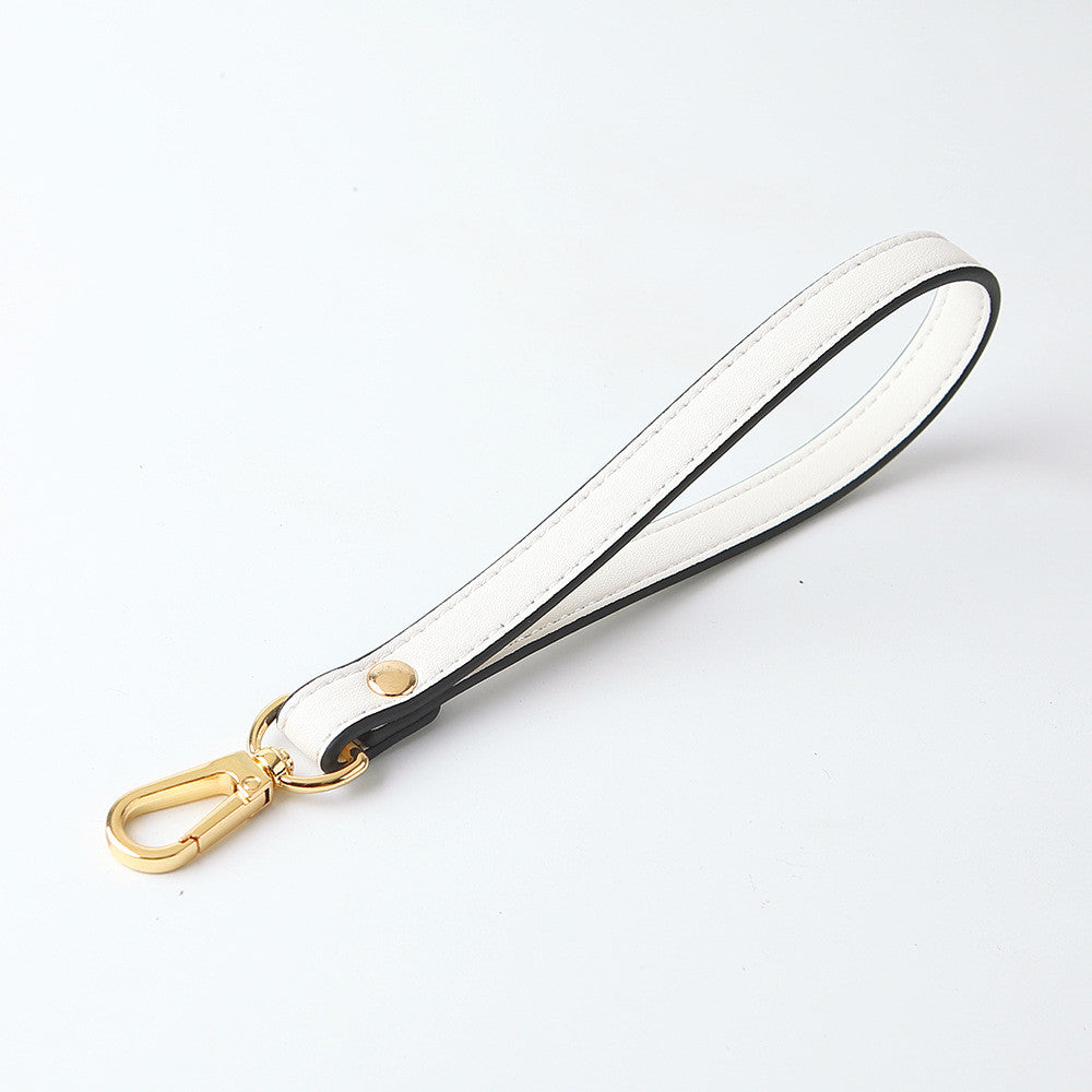 Short Replacement Strap for Wristlet / Clutch | PU Leather, Gold / Silver / Gunmetal Hardware | Tali / Rantai Bag