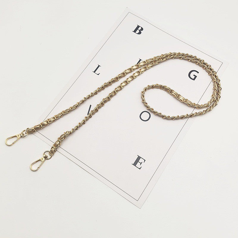 120cm- PU Leather Woven Chain Strap | Crossbody Bag Chain Replacement | Tali / Rantai Bag | Handbag Sling Bag Strap