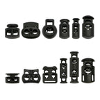 5pcs-Plastic Spring Cord Lock Stopper – Single Hole / Double Hole Drawstring Toggle – Nose Cord Lock for Bags & Clothing