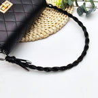 52cm- Braided PU Leather Bag Handle | Short Handbag Strap | DIY Tote Handle | Tali/ Rantai Beg / Handle Bag Replacement