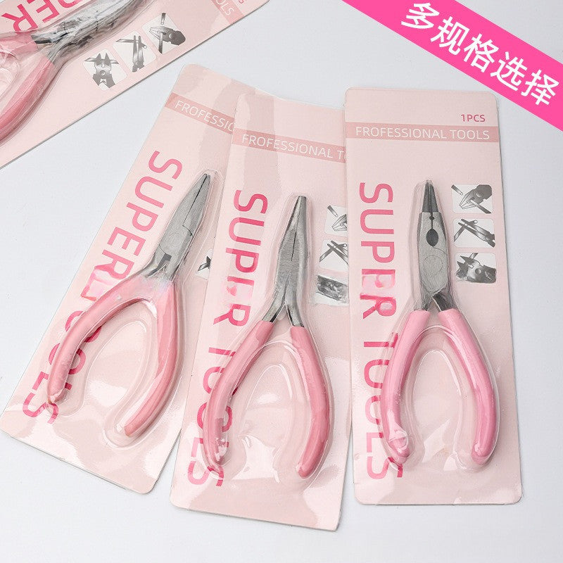 DIY Jewelry Making Mini Pliers | Needle Nose Round Nose Side Cutter for Beading Wire Craft Tool