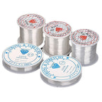 Transparent Elastic Cord & Fishing Line for Beading – TPU Stretch String / Clear Nylon Thread | Benang Getah | Crystal