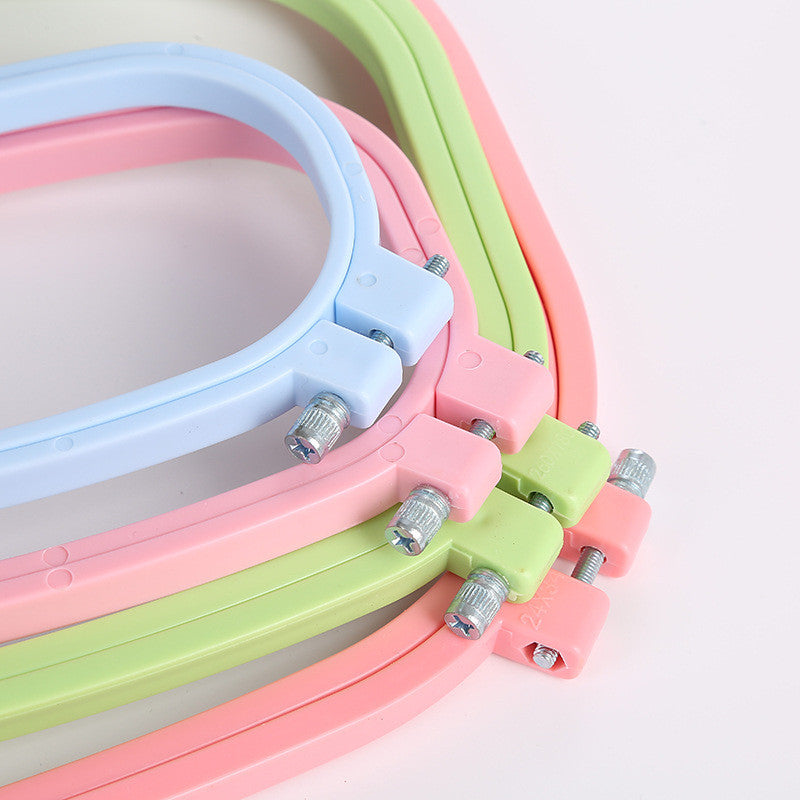Rectangle Embroidery Hoop Frame | Cross Stitch Frame | Bingkai Sulaman / Aksesori Sulaman | Plastic Hoop