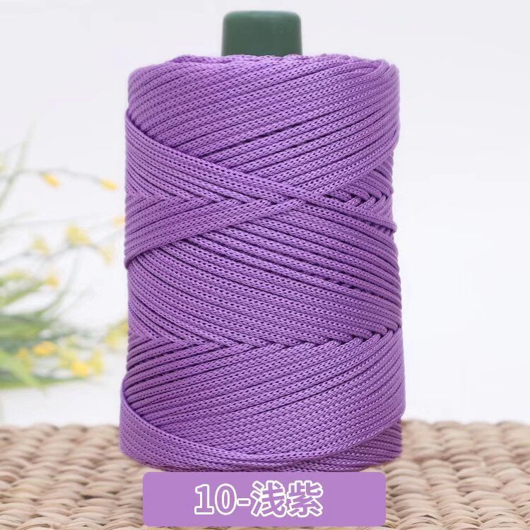 3mm Benang PP Siap Gulung | Benang Nylon Crochet | Tali PP / Bag Crochet Yarn/ PP Rope/ Bag Yarn/ Benang Tali Nylon