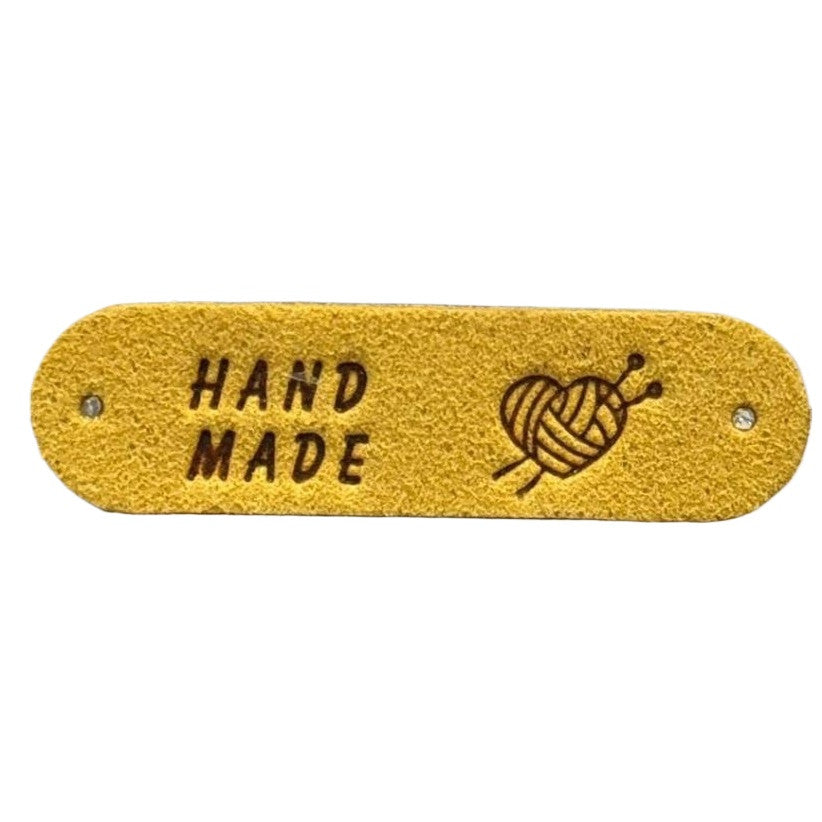 5pcs Handmade Microfiber Label Tag / Color Tag/ handmade Label/ Handmade Tag 彩色手工制作标签