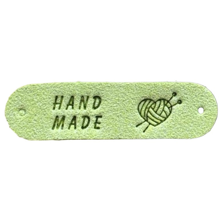 5pcs Handmade Microfiber Label Tag / Color Tag/ handmade Label/ Handmade Tag 彩色手工制作标签