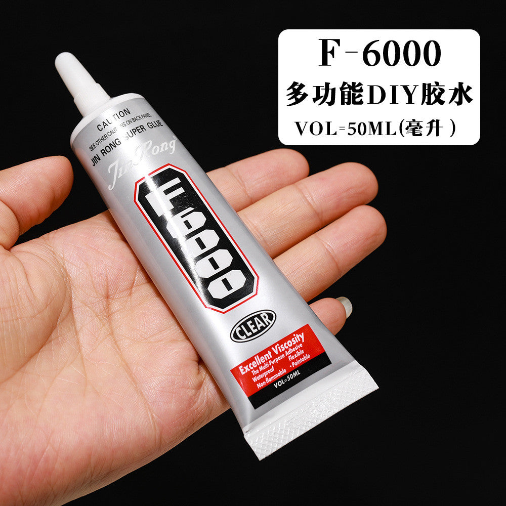 F6000 Strong Adhesive Fabric Glue Multi-Purpose Glue | Transparent High-Viscosity Glue for DIY Crafts, Sewing & Handmade