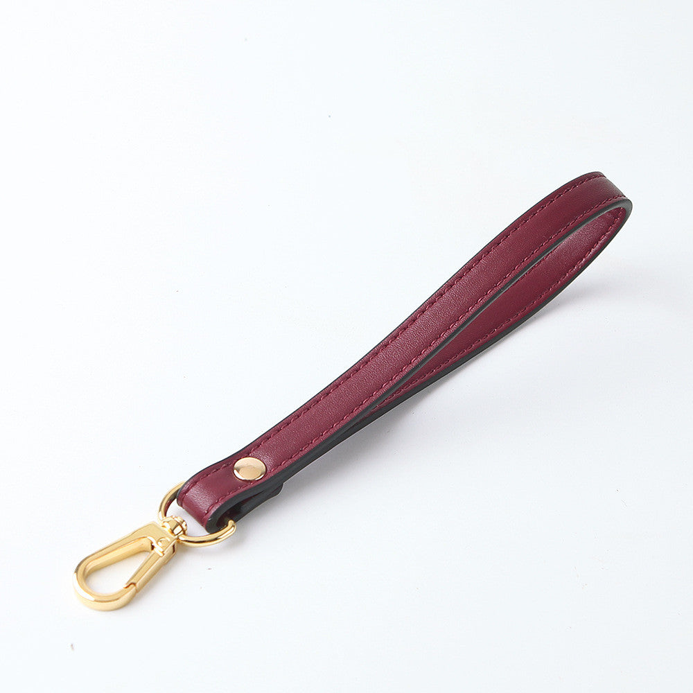 Short Replacement Strap for Wristlet / Clutch | PU Leather, Gold / Silver / Gunmetal Hardware | Tali / Rantai Bag