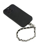15cm Detachable Phone Wrist Strap | Luxury Metal Chain with PU Leather | Anti-Drop Hand Strap | Stylish & Durable