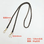 120cm- PU Leather Woven Chain Strap | Crossbody Bag Chain Replacement | Tali / Rantai Bag | Handbag Sling Bag Strap