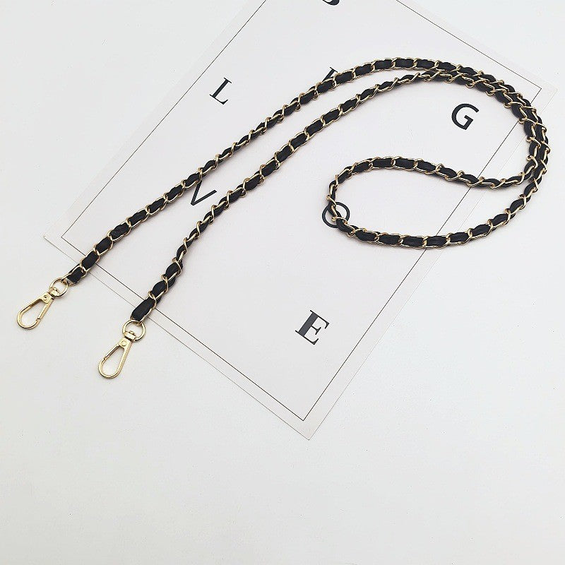 120cm- PU Leather Woven Chain Strap | Crossbody Bag Chain Replacement | Tali / Rantai Bag | Handbag Sling Bag Strap