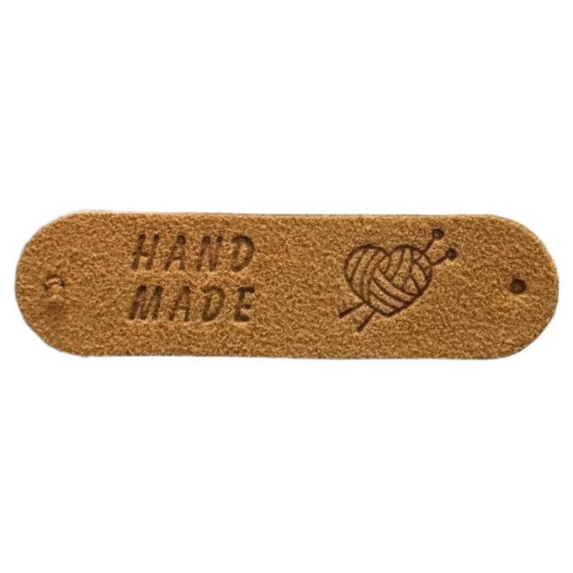 5pcs Handmade Microfiber Label Tag / Color Tag/ handmade Label/ Handmade Tag 彩色手工制作标签