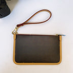 Short Replacement Strap for Wristlet / Clutch | PU Leather, Gold / Silver / Gunmetal Hardware | Tali / Rantai Bag