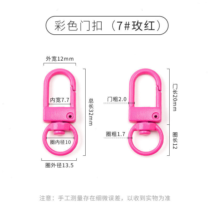 2pcs - Zinc Alloy Snap Hook | Door Buckle | Keychain & Bag Accessories- Cangkuk Beg | Aksesori Gantungan Kunci