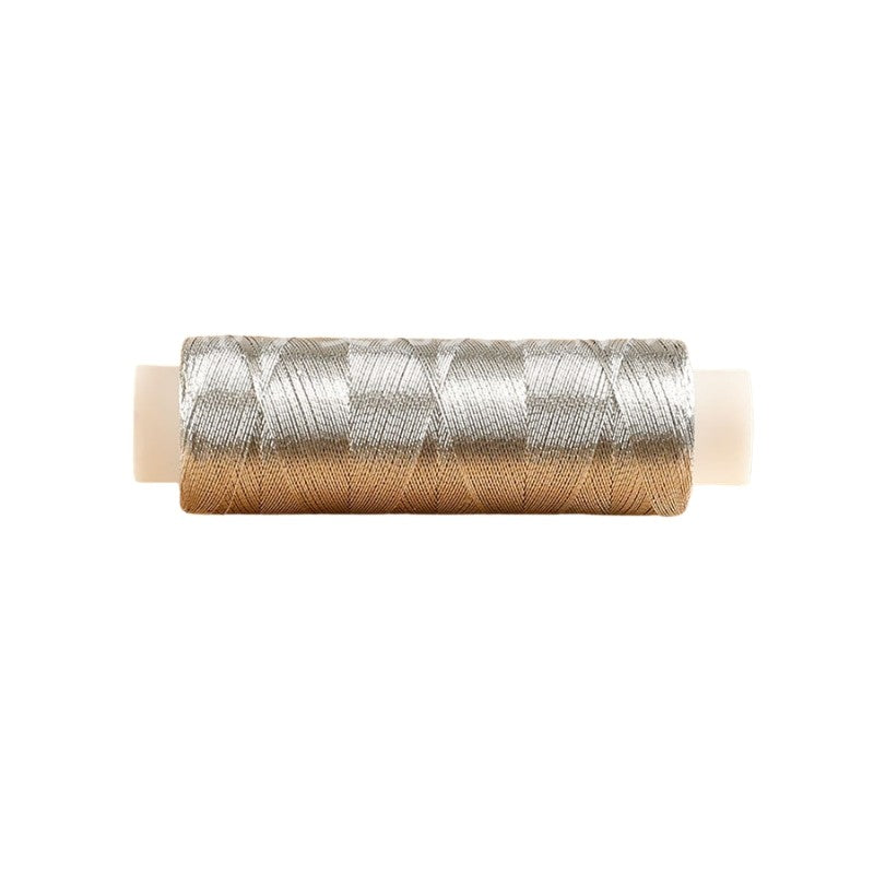 DIY Metallic Gold Silver Sewing Thread | Embroidery Thread for Quilting Hand Sewing Craft | Benang Sulam Emas