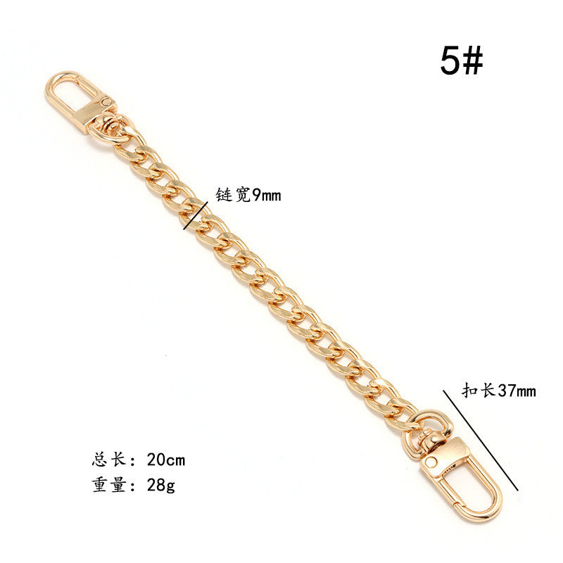 20cm Metal Bag Chain Extender | Replacement Strap Extension for Handbags | Adjustable Length Add-On Chain