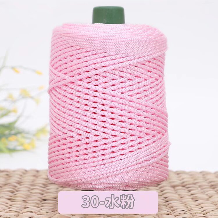 3mm Benang PP Siap Gulung | Benang Nylon Crochet | Tali PP / Bag Crochet Yarn/ PP Rope/ Bag Yarn/ Benang Tali Nylon