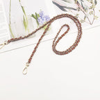 120cm- PU Leather Woven Chain Strap | Crossbody Bag Chain Replacement | Tali / Rantai Bag | Handbag Sling Bag Strap