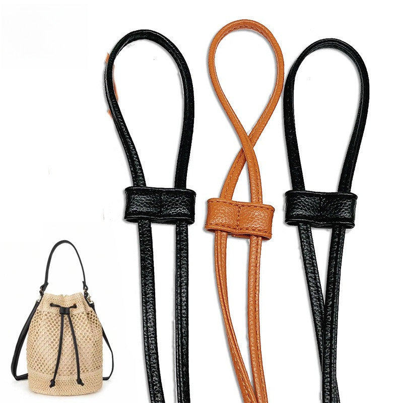 DIY Drawstring Bag Strap – PU Leather Rope / Bag Replacement / Handmade Bucket & Backpack Accessories | Tali Beg Jerut