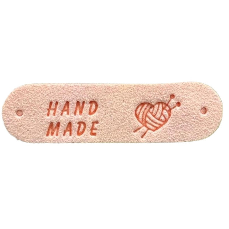 5pcs Handmade Microfiber Label Tag / Color Tag/ handmade Label/ Handmade Tag 彩色手工制作标签