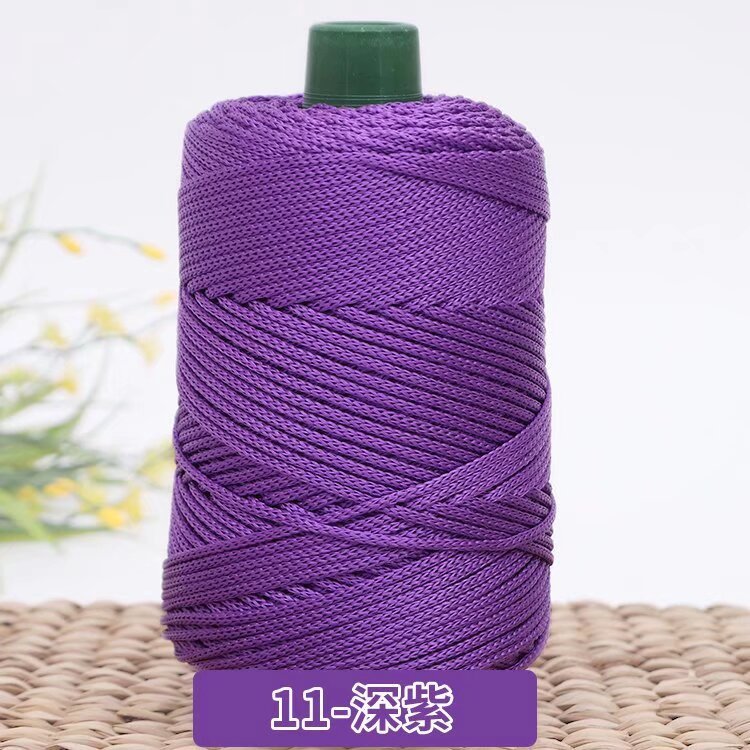 3mm Benang PP Siap Gulung | Benang Nylon Crochet | Tali PP / Bag Crochet Yarn/ PP Rope/ Bag Yarn/ Benang Tali Nylon
