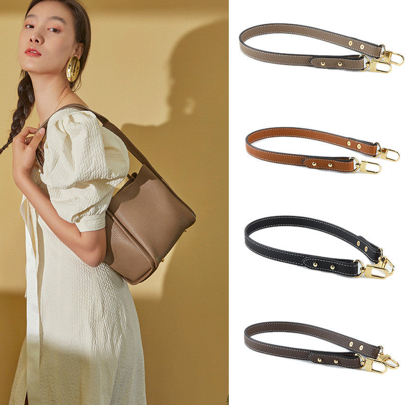 60cm Thin Shoulder Strap for Women’s Handbag | Litchi Texture Leather | Replacement Bag Strap | Tali / Rantai Bag