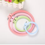 Adjustable Embroidery Hoop | Candy Color ABS Cross Stitch Hoop | Bingkai Sulaman / Aksesori Sulaman | Plastic Hoop