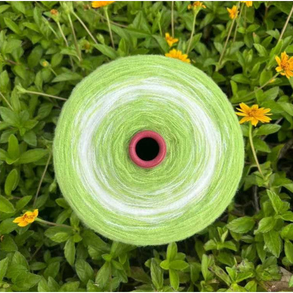 500g- Gradient Cake Yarn 3ply Soft Velvet Yarn for DIY Crochet Blankets, Shawls & Scarves | Benang Kait 渐变七星毯子3股优鹿绒毛线